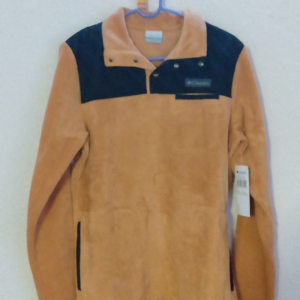 Columbia Orange Suede Men's Jacket